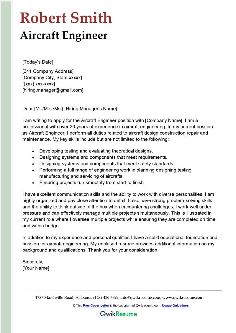Mechanical Engineering Intern Cover Letter Examples - QwikResume ...